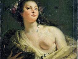 Tiepolo, retrato de mujer como flora