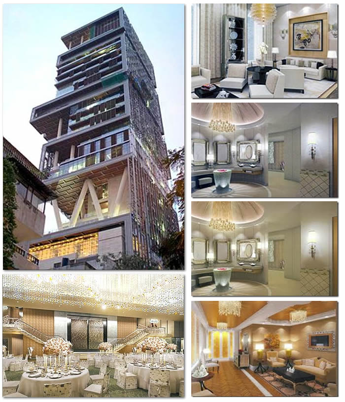 Antilia Tower Mukesh Ambani