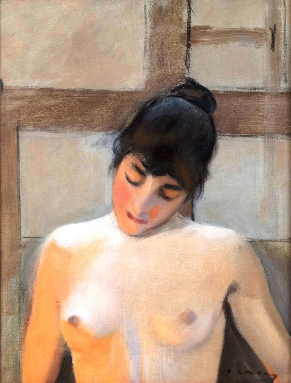 Ramon Casas-Bust de Dona-1893 Ramon Casas-Bust de Dona-1893