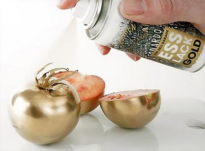 spray de oro comestible