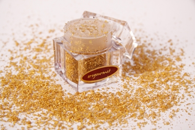 dosificador de oro comestible