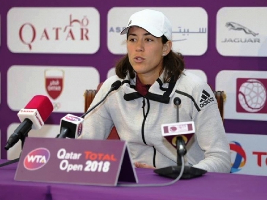 Garbiñe Muguruza subcampeona del torneo WTA Premier 5 de Doha