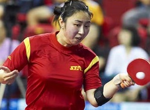 la mejor tenista de mesa del mundo: Yanfei Shen