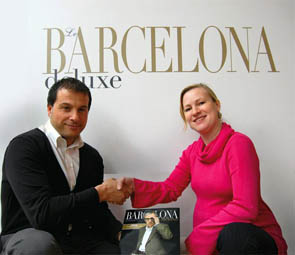 Claudia Trimde, directores de Luxury Properties y Barcelona deluxe, respectivamente
