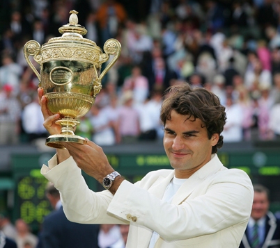 Federer vence en Wimbledon 