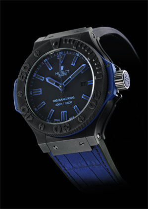 HUBLOT BIG BANG KING ALL BLACK BLUE