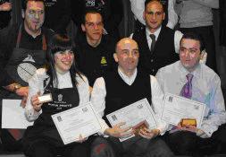 Ganadores del campeonato nacional de baristas en Castelldefels
