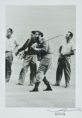 fidel castro jugando al golf