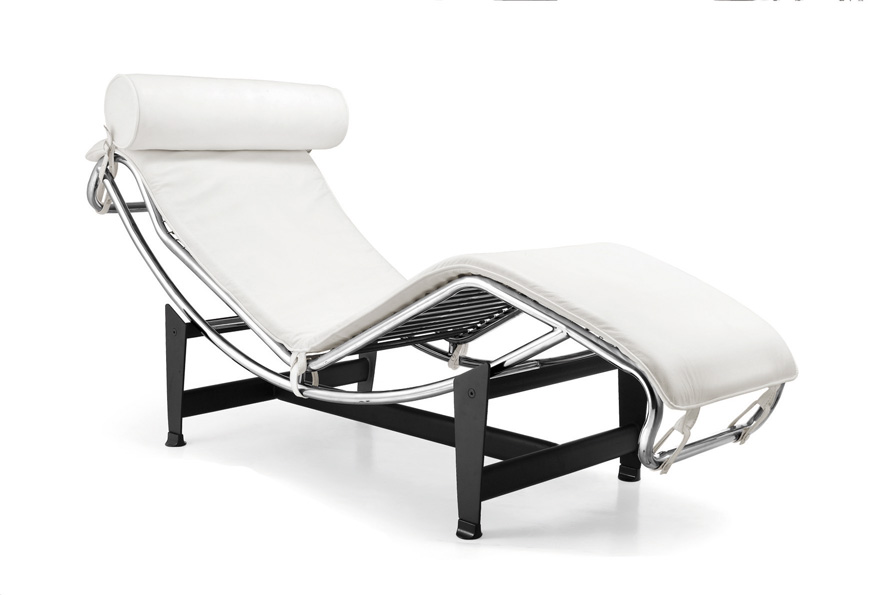 chaise longue blanca le corbusier