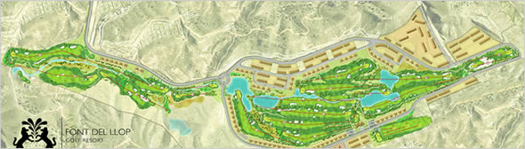 campo golf font del llop alicante