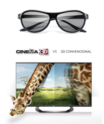 televisores lg 3d