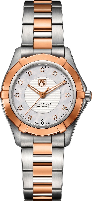 Reloj TAG Heuer Aquaracer Lady Calibre 5 Automático esfera con diamantes 34mm