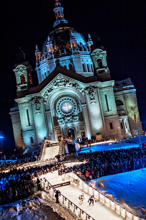 Campeonato del Mundo de Ice Cross Downhill (descenso extremo sobre hielo) Red Bull Crashed Ice