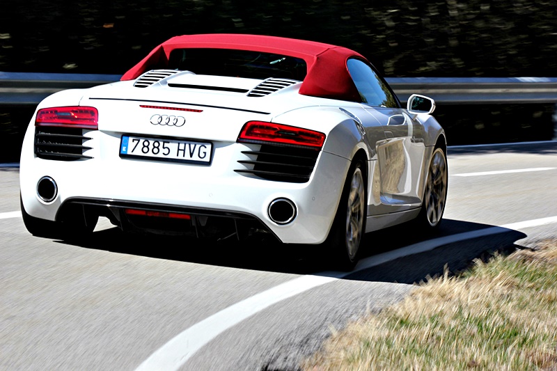 Audi R8 V8 Spyder S tronic, fotografia: www.luxury360.es