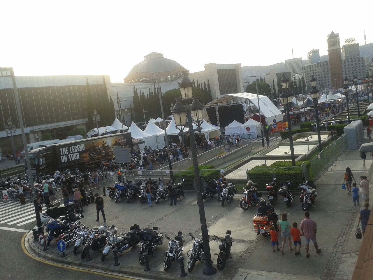 Barcelona Harley Days - Plaza España