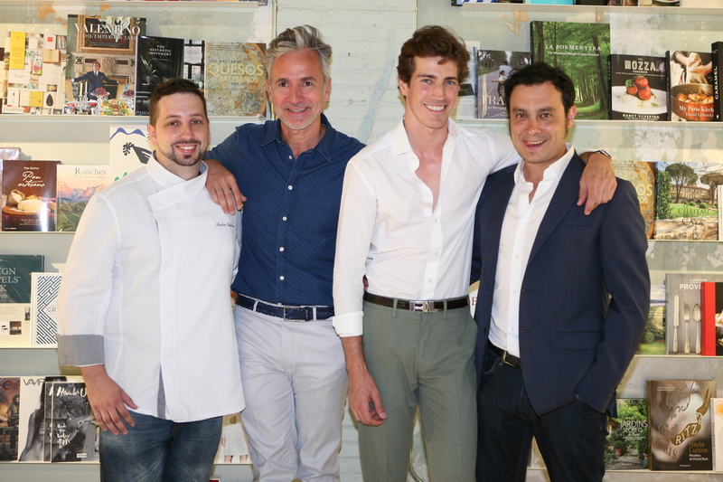 Chef Pedro Salillas, Jaime Beriestain, Oriol Elcacho y Josep Borràs
