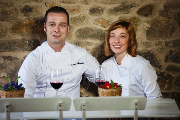 El chef Samuel Fernández junto a su mujer Caterina Santucci - Restaurante El Remedio (Cantabria)