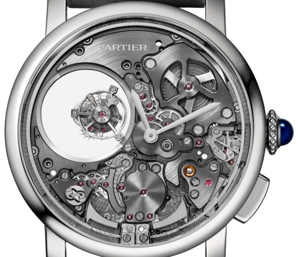 Rotonde de Cartier mysterious double tourbillon watch