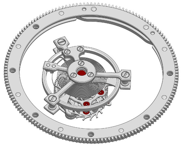 Rotonde de Cartier mysterious double tourbillon watch
