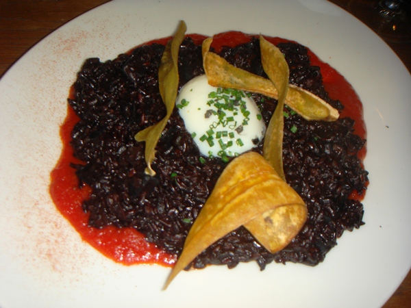 Restaurante Artte - arroz a la cubana con platano macho