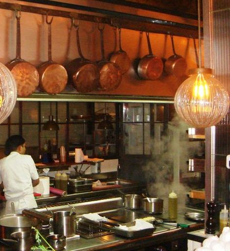 Cocina del restaurante Toto