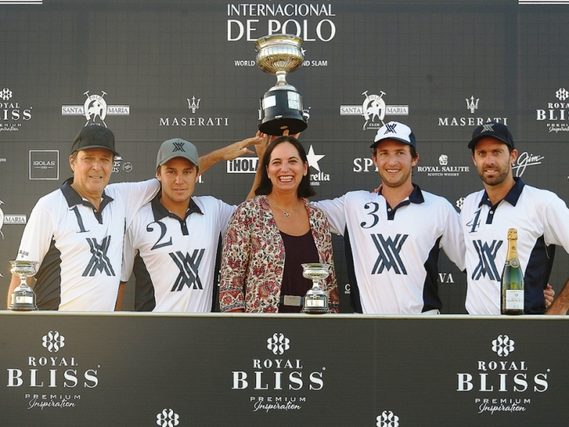 Foto vencedores categoría bronce alto - Equipo Ayala: Iígo Zóbel, Mariano González, Santiago Laborde y Facundo Pieres