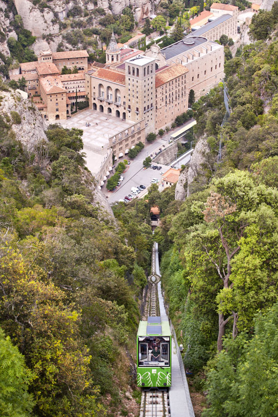 Tren cremallera de Montserrat