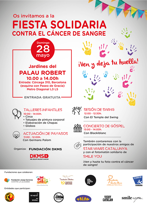 FIESTA SOLIDARIA CONTRA EL CÁNCER DE SANGRE EN BARCELONA