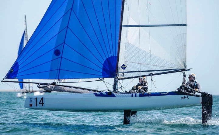 Fernando Echávarri y Tara Pacheco, subcampeones del mundo de Nacra 17