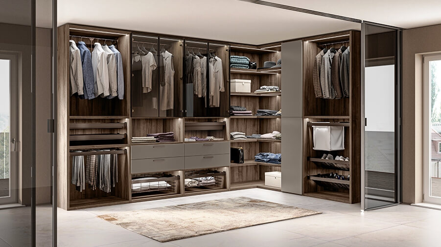 Muebles modulares para el vestidor Muebles modulares para el vestidor