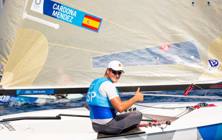 Joan Cardona - Finn. Foto © Sailingshots | RFEV