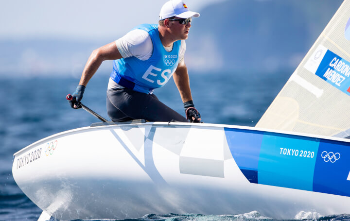 Joan Cardona - Finn. Foto © Sailingshots | RFEV Joan Cardona - Finn. Foto © Sailingshots | RFEV