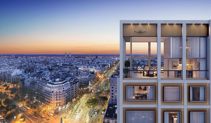 Viviendas de lujo de KKH y Mandarin Oriental en el Paseo de Gracia de Barcelona