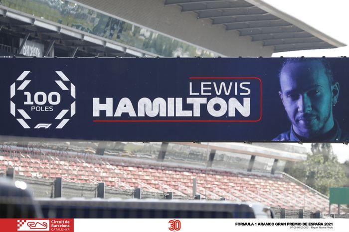 Lewis Hamilton 100 Poles