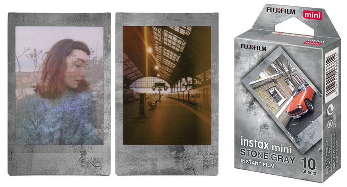 película instantánea instax mini Stone Gray