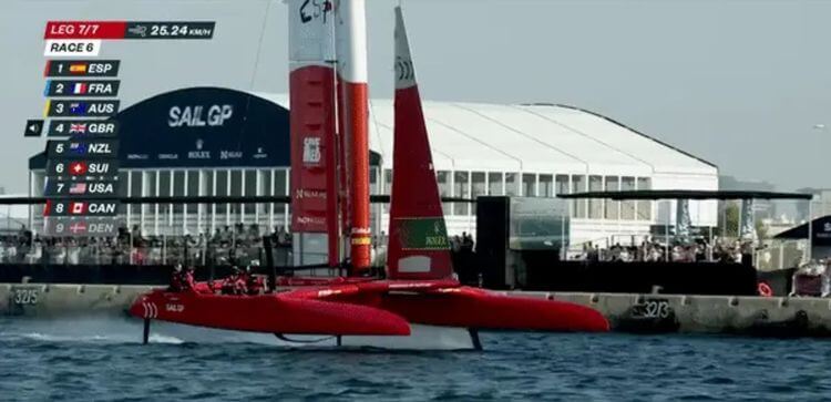 El F50 español consigue su primera victoria en la Dubái Sail Grand Prix