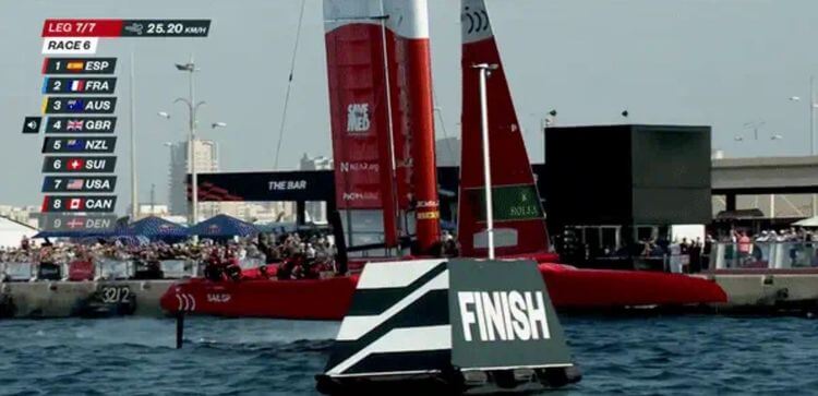 El F50 español consigue su primera victoria en la Dubái Sail Grand Prix