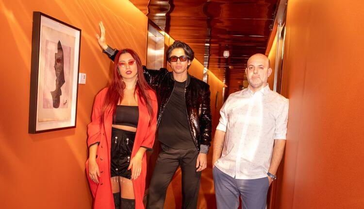 Juliana Plexxo, Sonny Kirchner y Martín Sky en el Hotel Sir Victor.