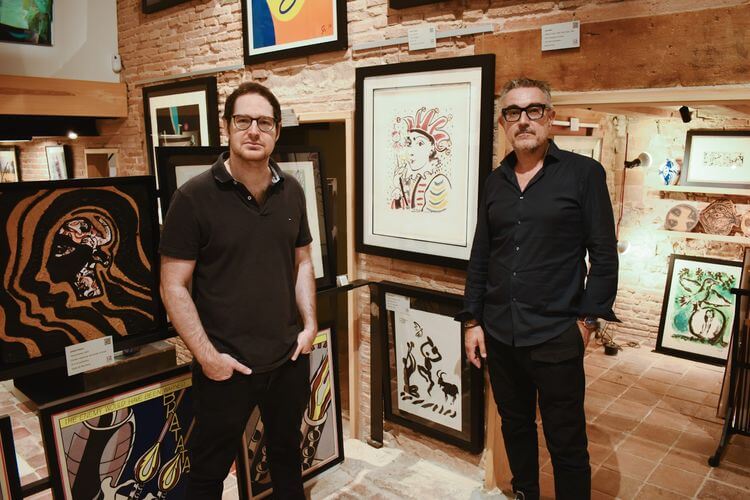 el arquitecto Xavier Claravall y el marchante neoyorquino Alex Yamet el arquitecto Xavier Claravall y el marchante neoyorquino Alex Yamet