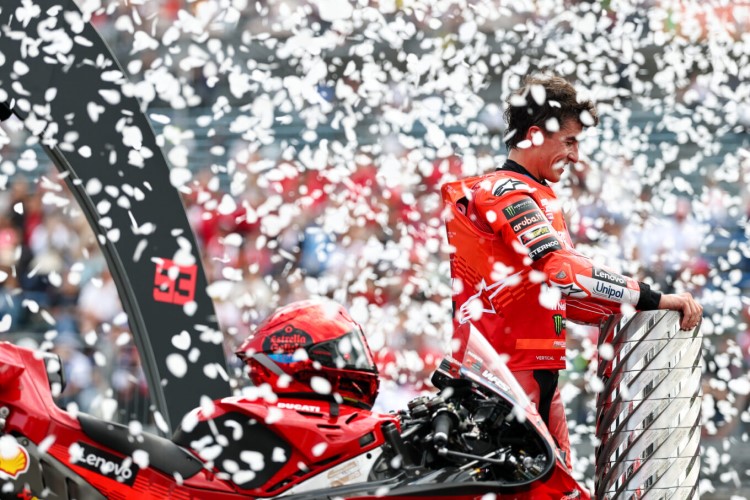 Marc Márquez. campeón del mundo de MotoGP 2025