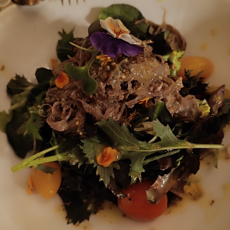 Ensalada templada de pato confitado Ensalada templada de pato confitado