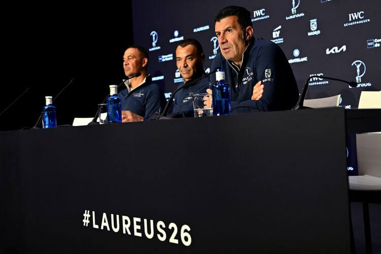 Ruud Gullit, Cafú y Luis Figo, embajadores de los Premios Laureus 2026
