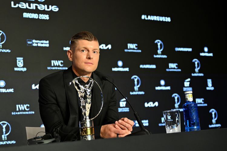 Toni Kroos, Premio Laureus a la inspiración deportiva 2026
