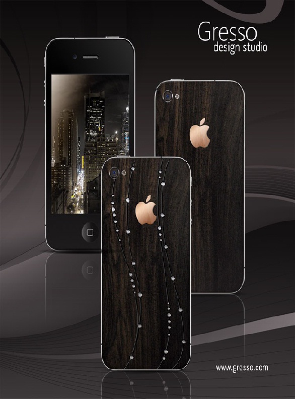 gresso apple iphone 4 african blackwood