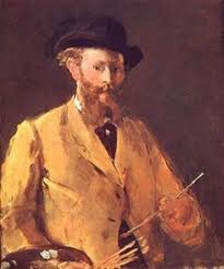 manet autoretrato con paleta