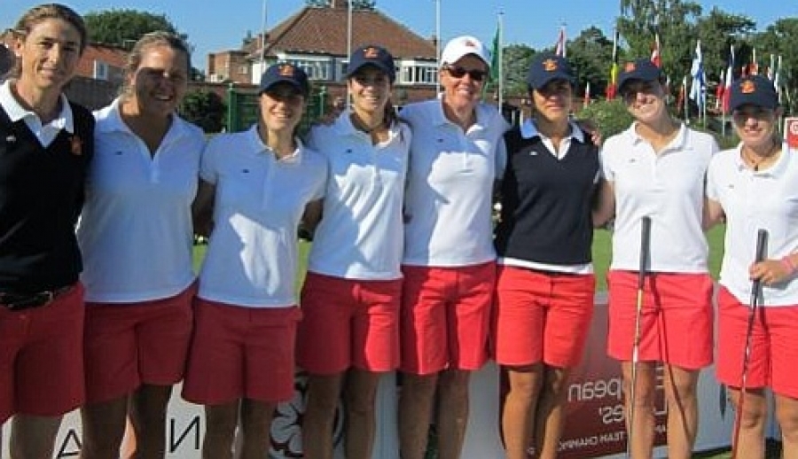 El equipo femenino absoluto gana el Europeo de golf y el equipo sub 18 el bronce