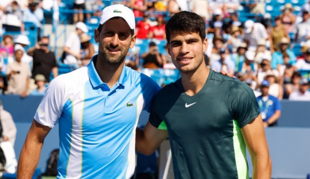 Alcaraz cede ante Djokovic la final del torneo de tenis de Cincinnati