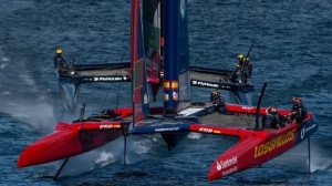 Los Gallos remontan hasta el podio en Alemania y mantienen a España en la élite mundial de SailGP