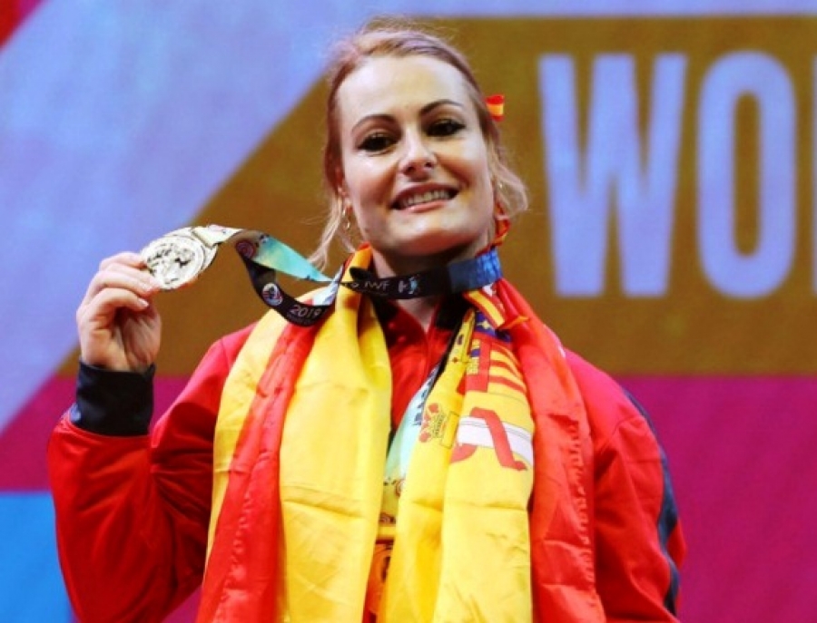 Lydia Valentín, subcampeona del Mundo en halterofila