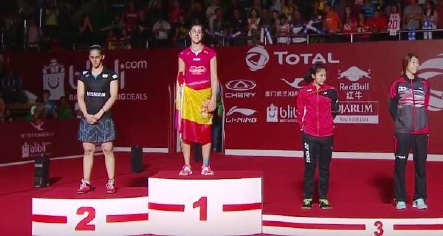 Carolina Marin, Bicampeona del mundo de Bádminton